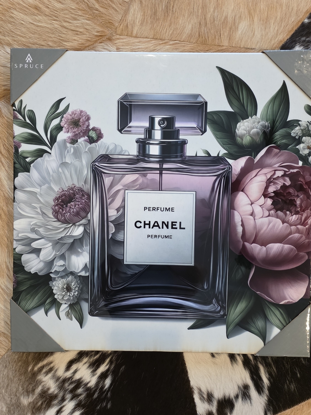 Floral Perfume Luxury Wall Art - NWT